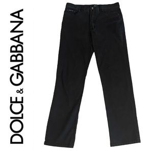 DOLCE & GABBANA high waist straight leg jeans